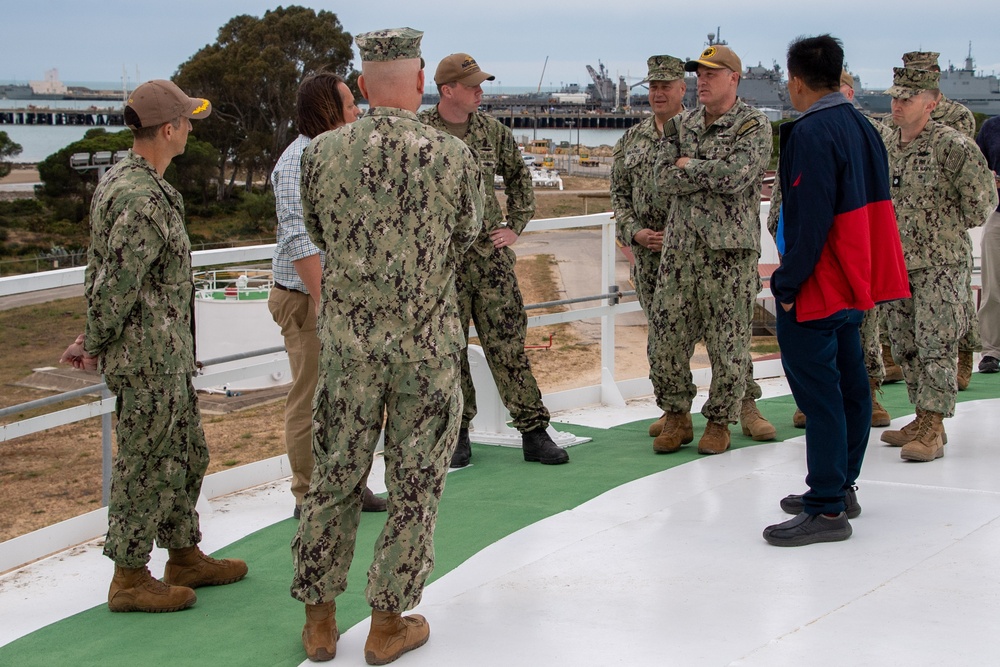 Rear Adm. Collins Tours NAVSTA Rota Fuel Facilities