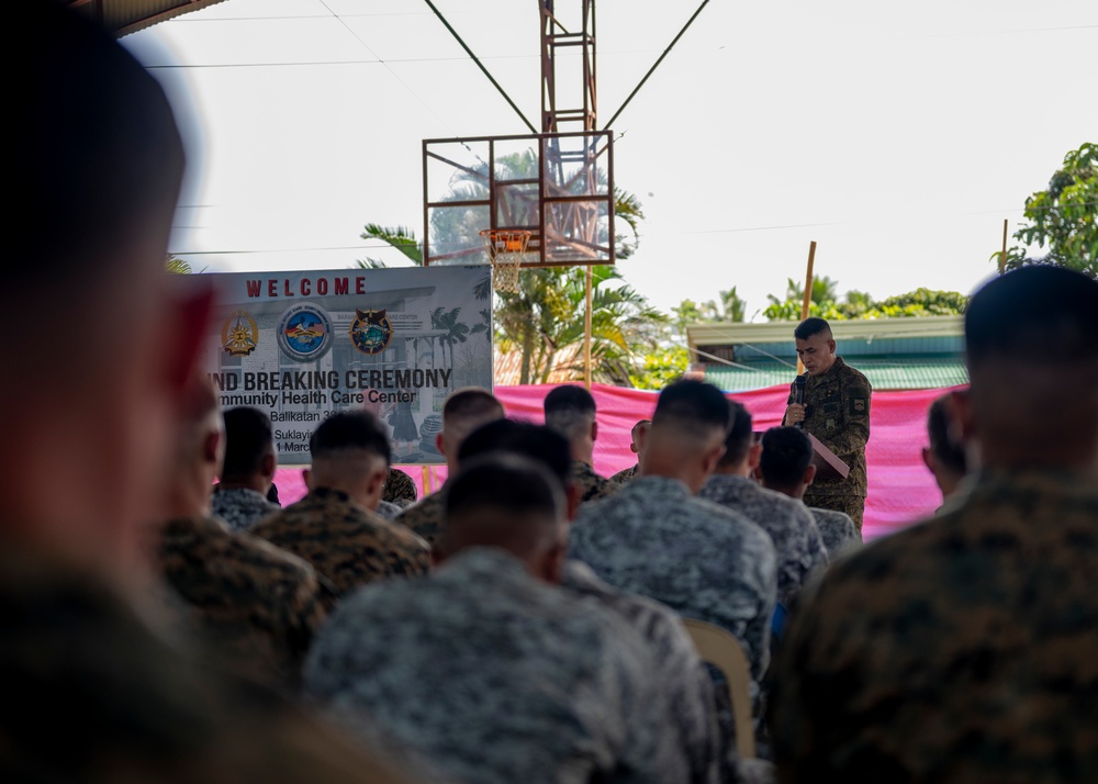 Balikatan 23 | Groundbreaking of Community Health Care Center in Aurora, Philippines