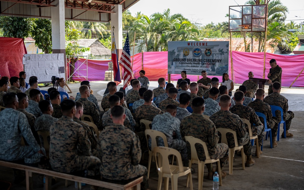 Balikatan 23 | Groundbreaking of Community Health Care Center in Aurora, Philippines