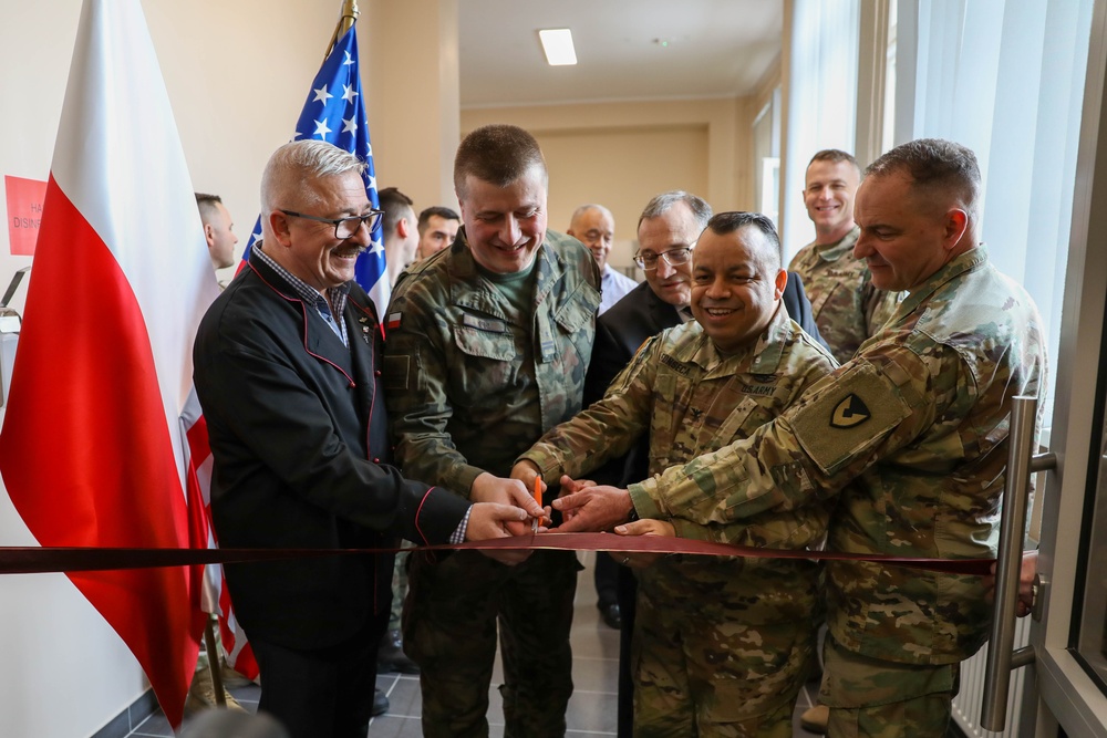 USAG-Poland Celebrates Opening of New Dining Facility