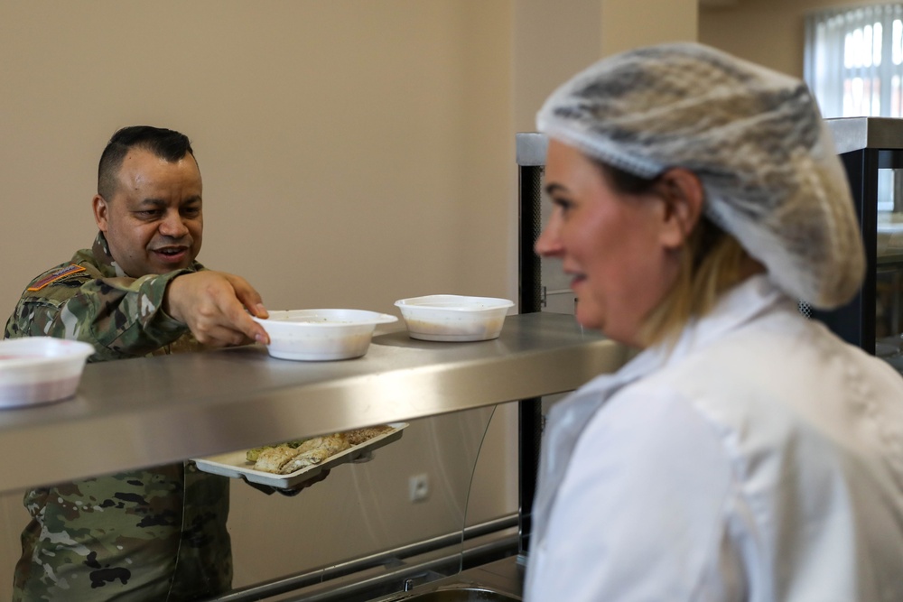 USAG-Poland Celebrates Opening of New Dining Facility