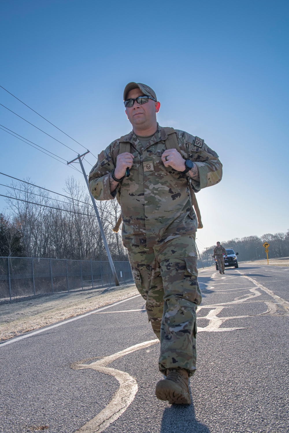 180FW conducts ruck march for ACE training