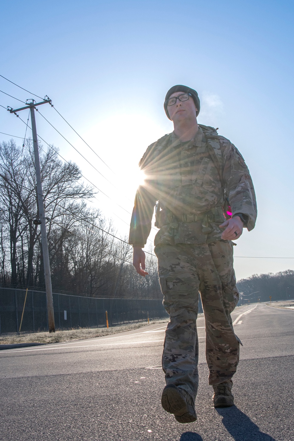 180FW conducts ruck march for ACE training