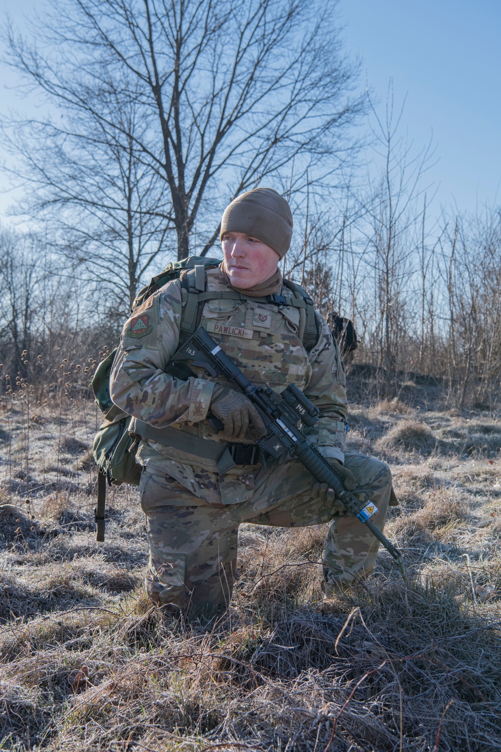 180FW conducts ruck march for ACE training