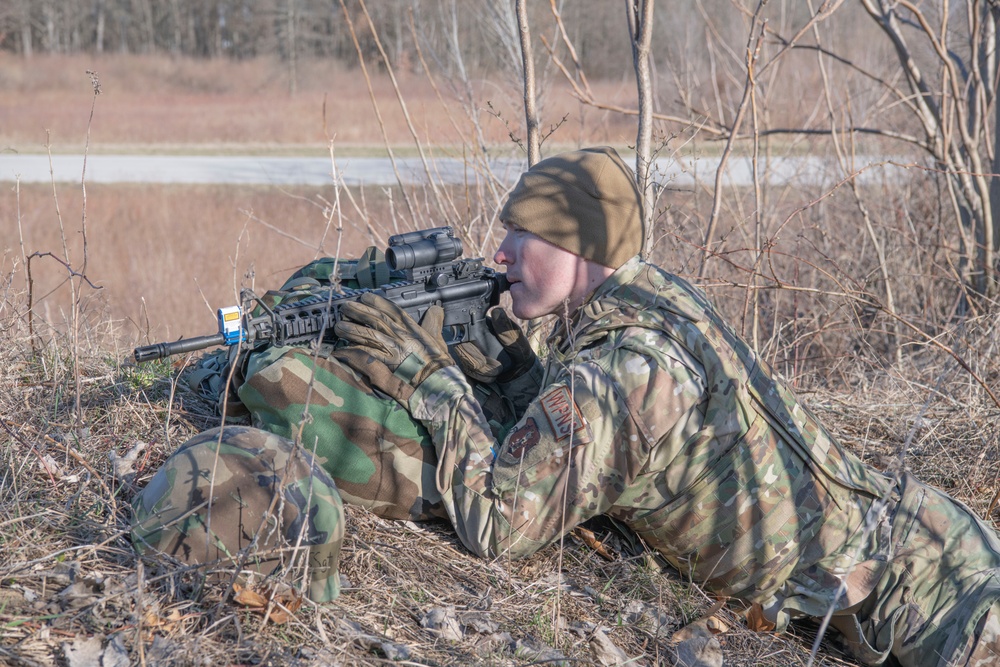 180FW conducts ruck march for ACE training