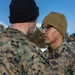 2d CEB Marines Receive FMF Pins
