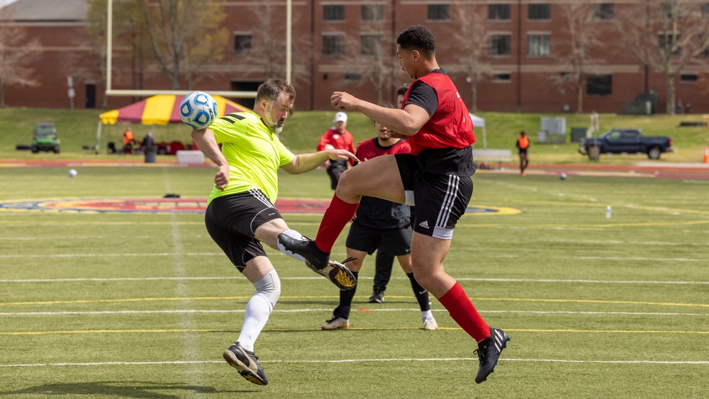 The Marine Corps Community Services hosts the Quantico Crossroads Cup 7v7 soccer tournament at Butler Stadium