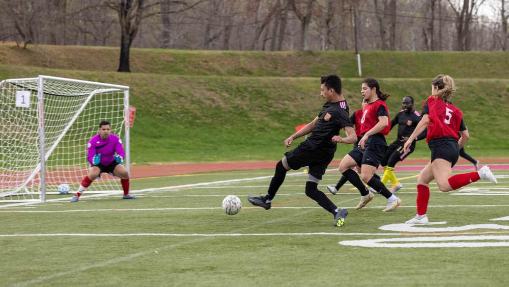 The Marine Corps Community Services hosts the Quantico Crossroads Cup 7v7 soccer tournament at Butler Stadium