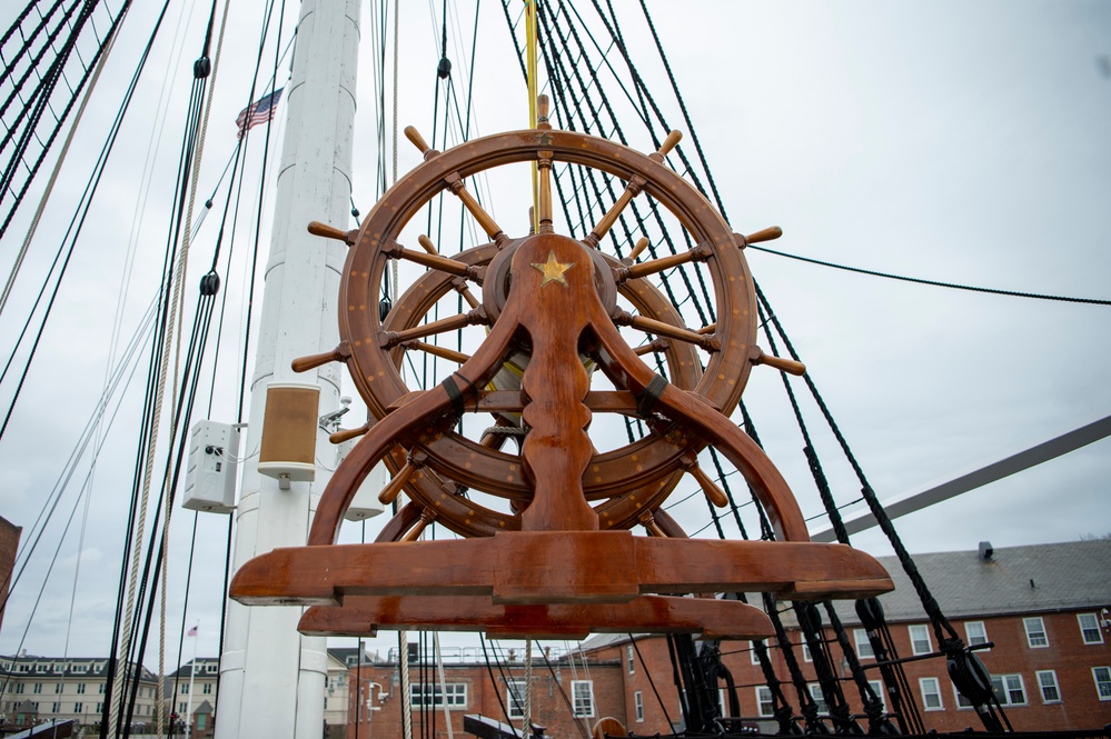 NHHC places helm aboard USS Constitution