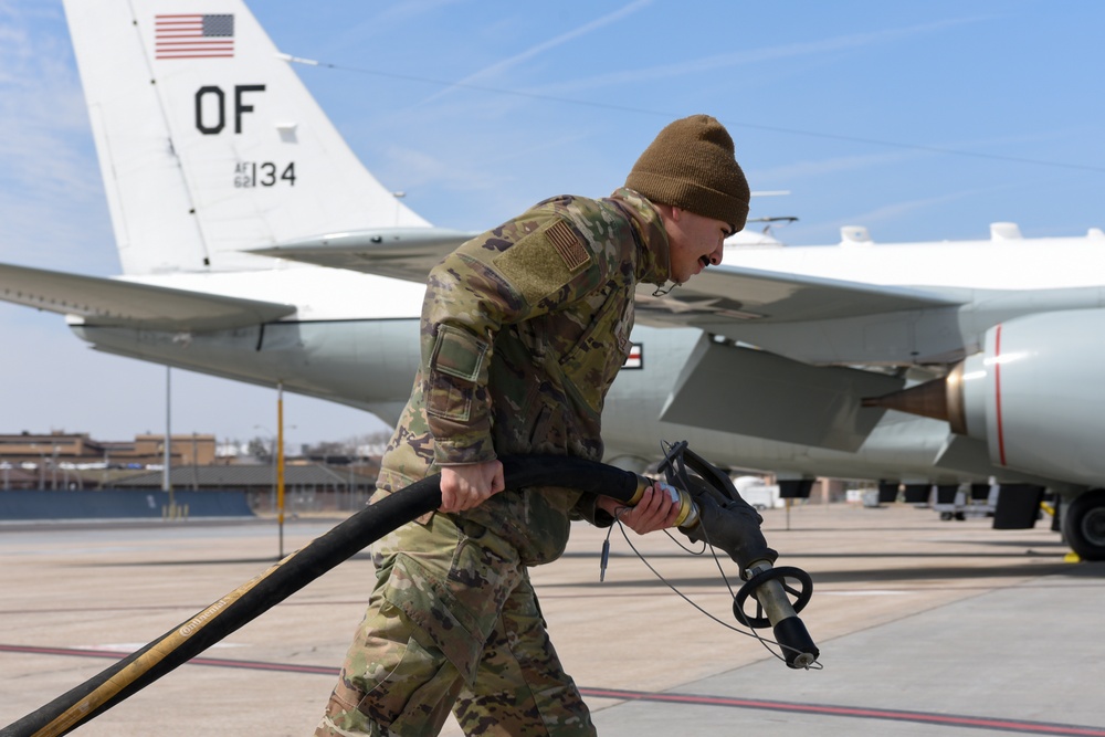 The 9th Reconnaissance Wing executes Agile Combat Employment at Offutt AFB