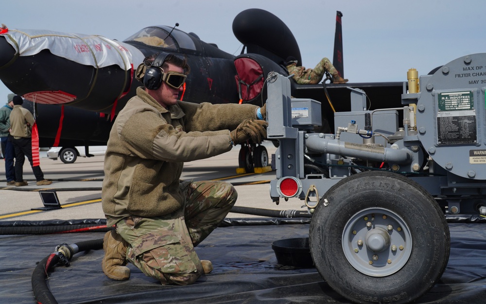 The 9th Reconnaissance Wing executes Agile Combat Employment at Offutt AFB