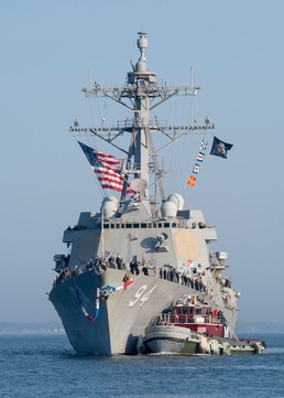 USS Nitze Returns to Homeport