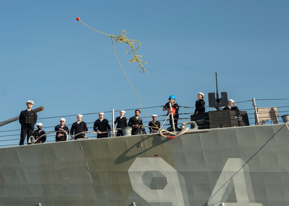 USS Nitze Returns to Homeport