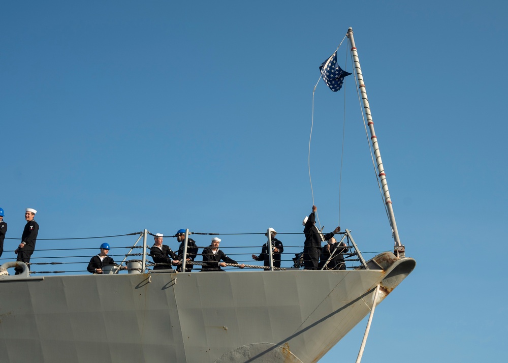 USS Nitze Returns to Homeport