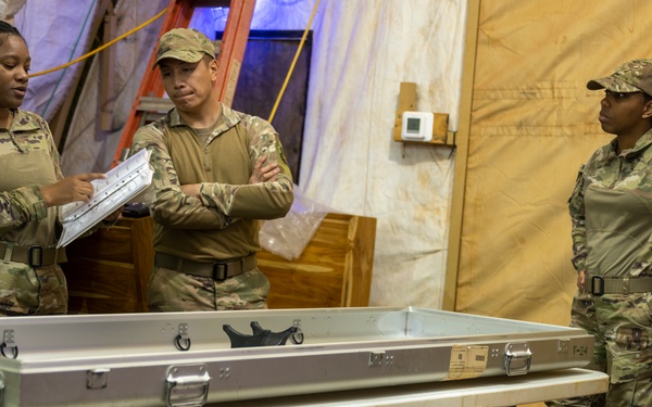 AB 101 services flight conducts mortuary affairs training