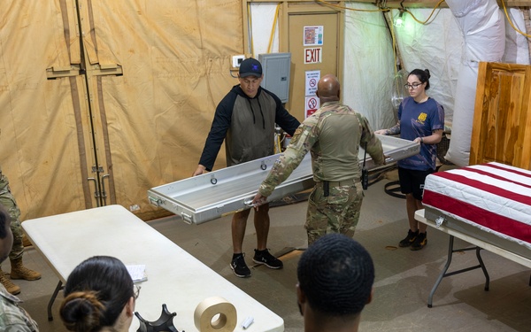 AB 101 services flight conducts mortuary affairs training