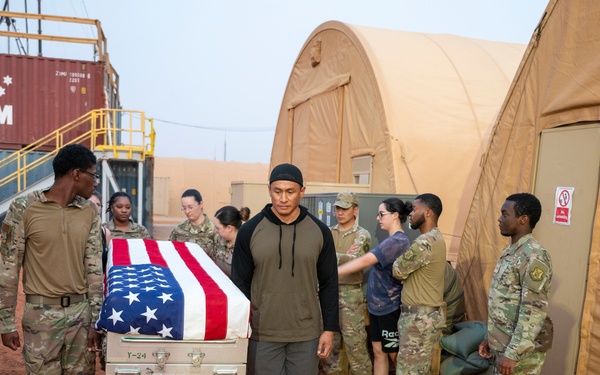 AB 101 services flight conducts mortuary affairs training
