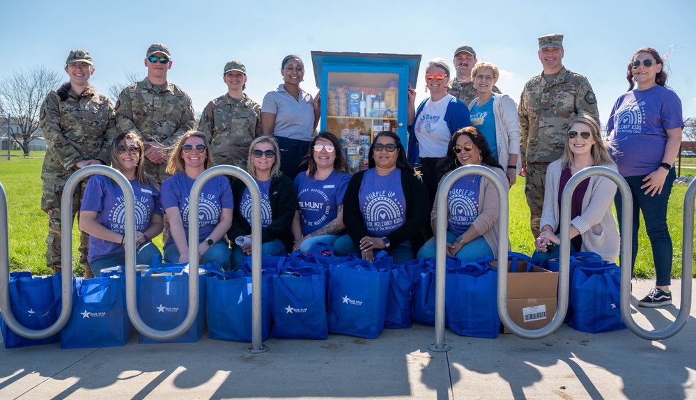 Team Scott partners with community to install a Blessing Box on base