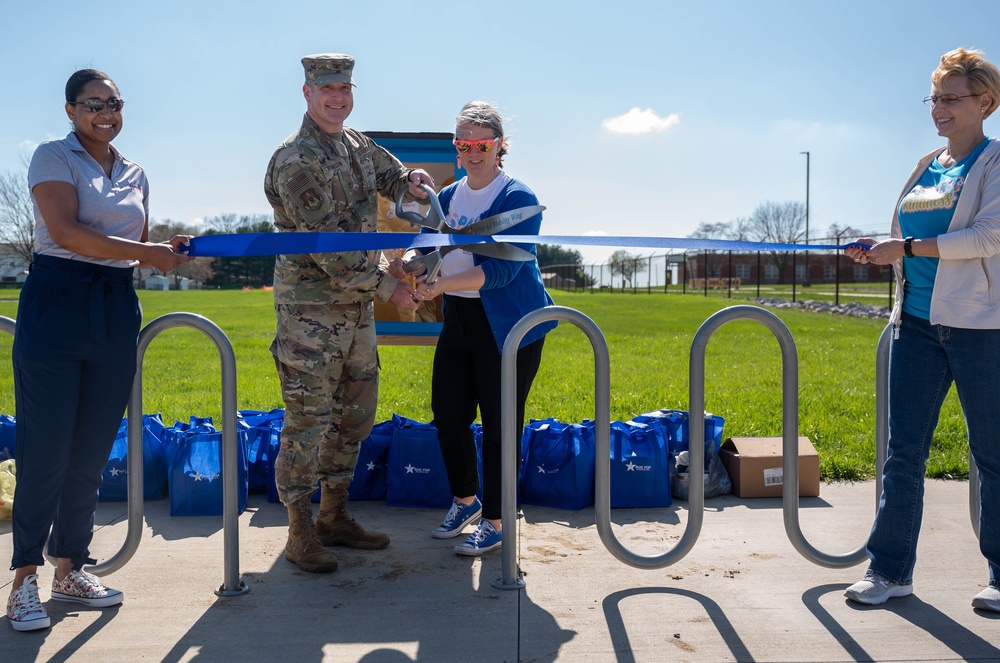 Team Scott partners with community to install a Blessing Box on base