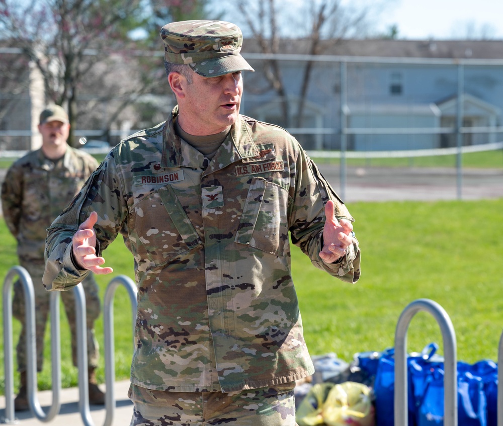 Team Scott partners with community to install a Blessing Box on base