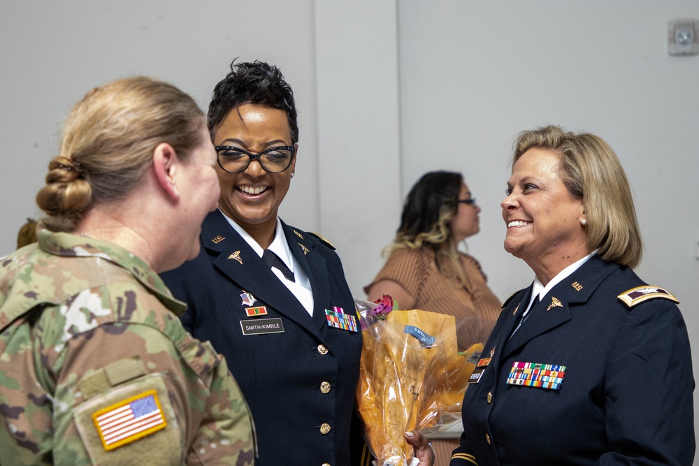 Lt. Col. Smith-Kimble Retires out of the Army Nurse Corps after 36 Years of Service