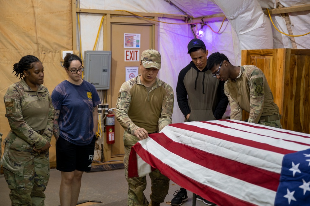 AB 101 services flight conducts mortuary affairs training