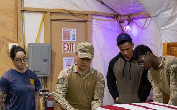AB 101 services flight conducts mortuary affairs training