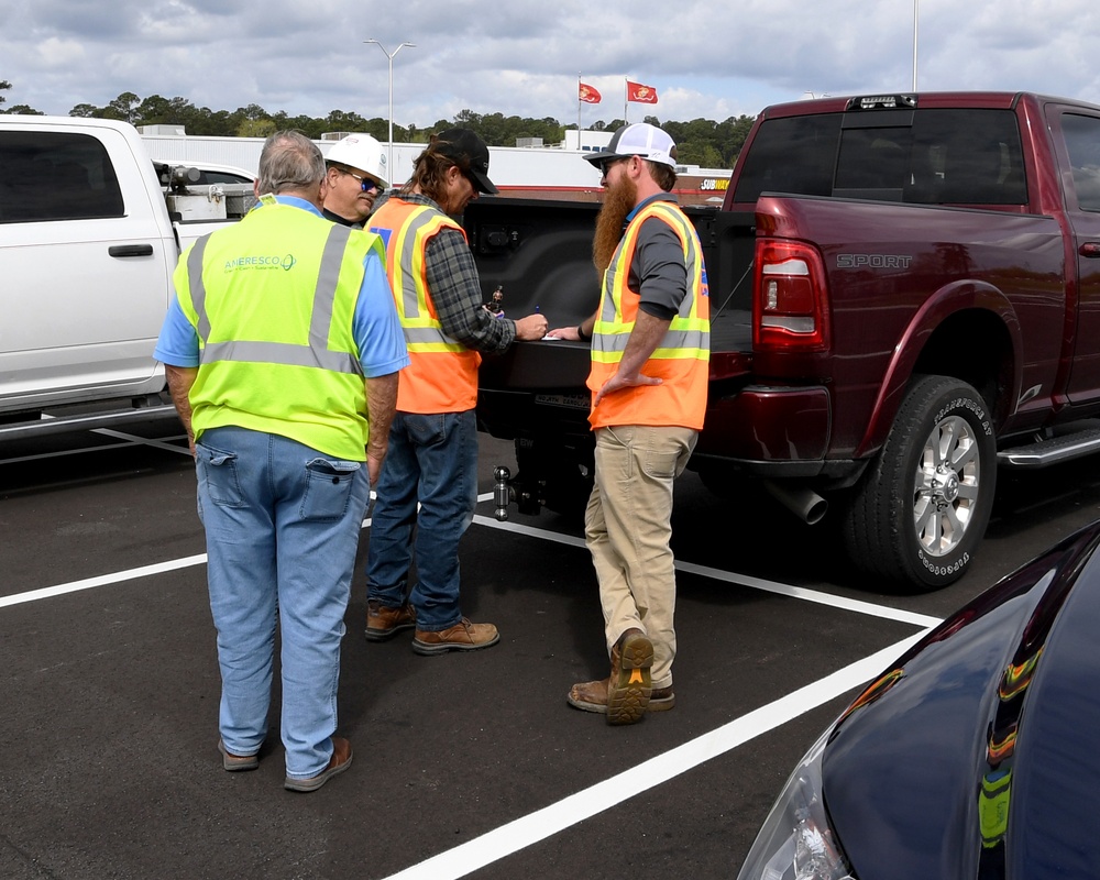 Mill and Overlay Improves Cherry Point Shopping Area