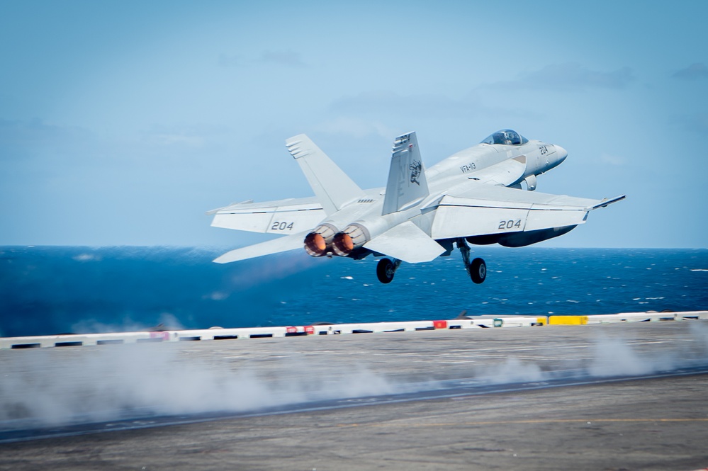 USS Carl Vinson (CVN70) Sailors Conduct Flight Operations