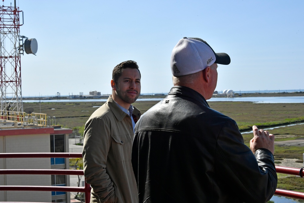 Senate Delegation Visits Point Mugu