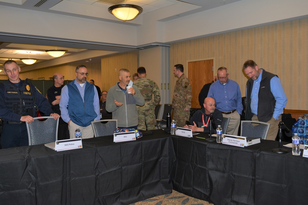 Fort Riley and regional partners conduct severe weather training tabletop exercise