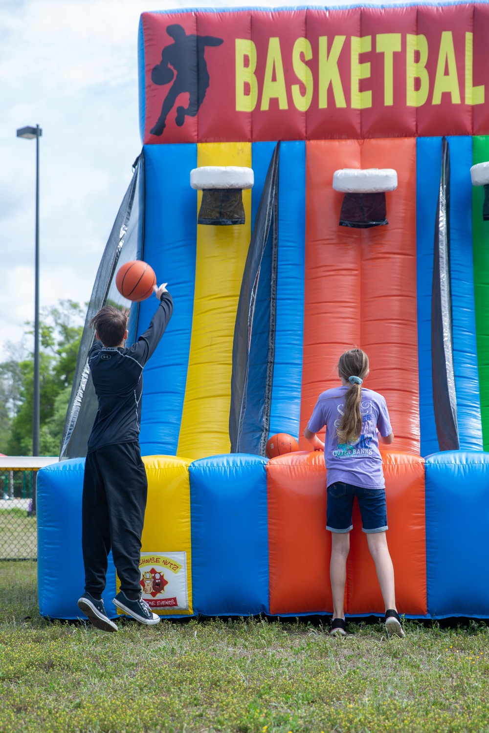 Bolden Elementary Middle School hosts a carnival for Month of the Military Child