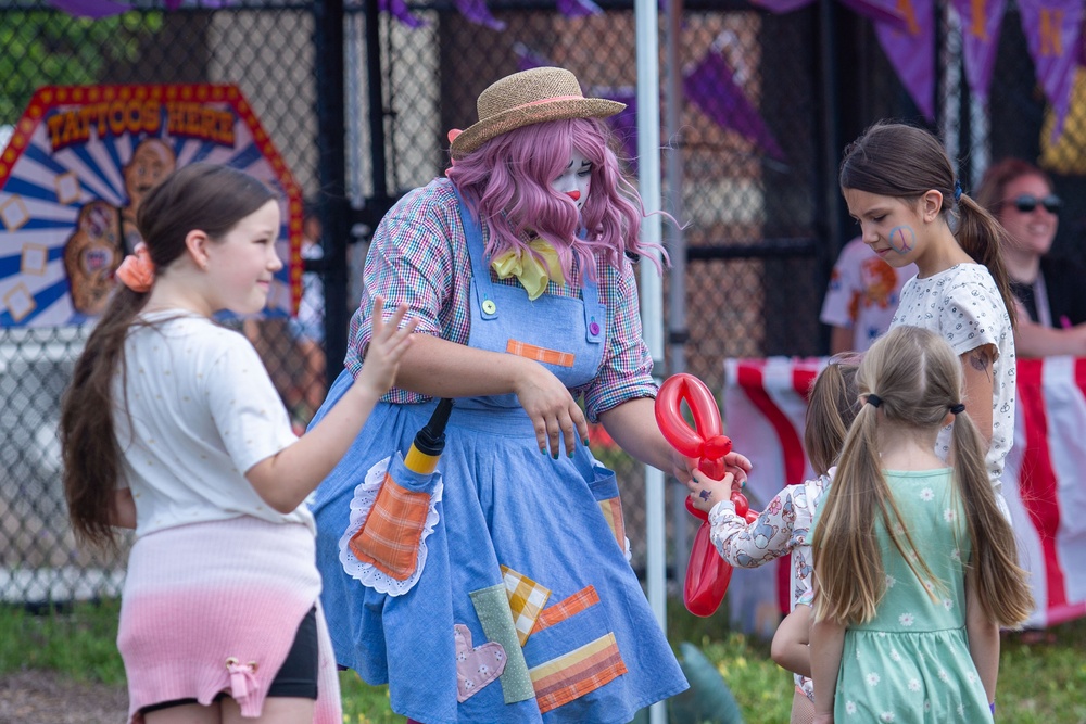 Bolden Elementary Middle School hosts a carnival for Month of the Military Child