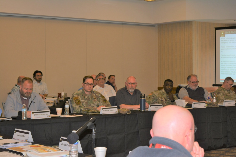 Fort Riley and regional partners conduct severe weather training tabletop exercise