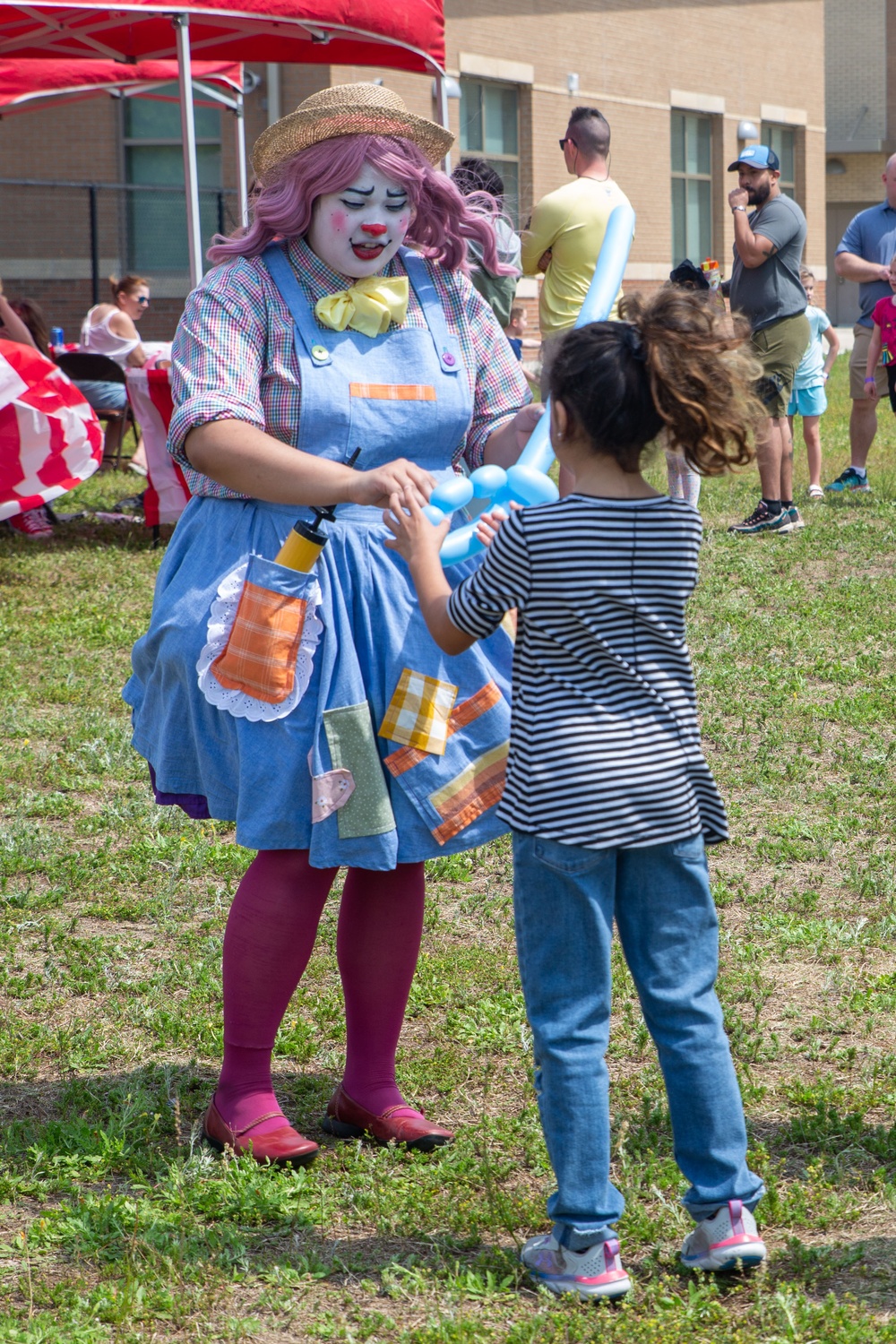 Bolden Elementary Middle School hosts a carnival for Month of the Military Child