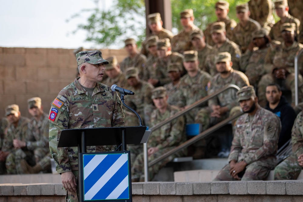 The 'Legion' Battalion Holds Change of Responsibility Ceremony