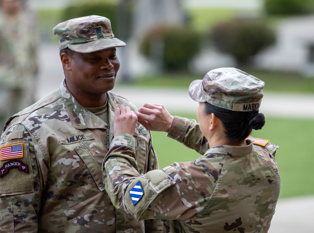 The 'Legion' Battalion Holds Change of Responsibility Ceremony