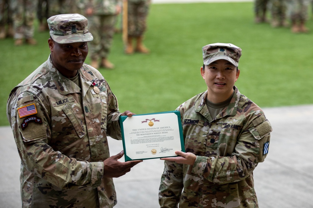 The 'Legion' Battalion Holds Change of Responsibility Ceremony