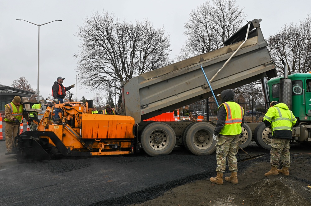 Fairchild prepares alternate routes ahead of main gate construction