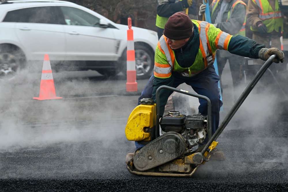 Fairchild prepares alternate routes ahead of main gate construction