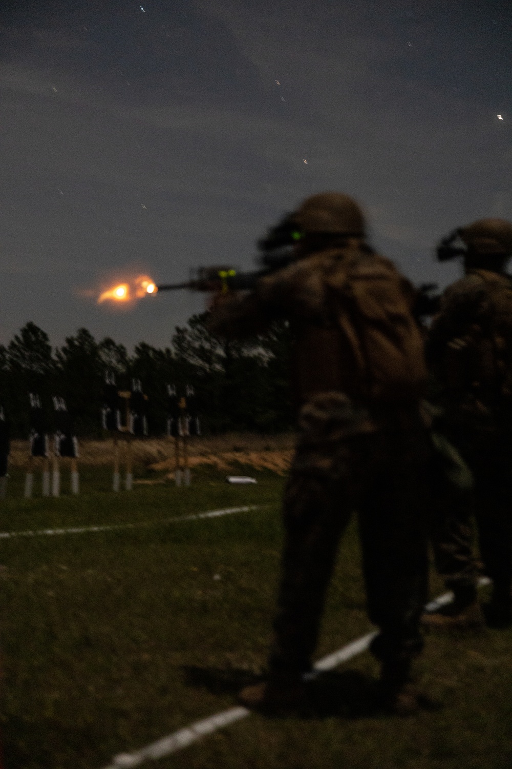 Marine Forces Reserve Conducts Night Shoot During Field Training Exercise