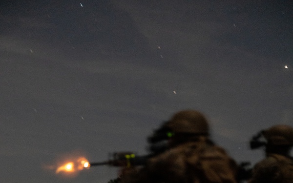Marine Forces Reserve Conducts Night Shoot During Field Training Exercise
