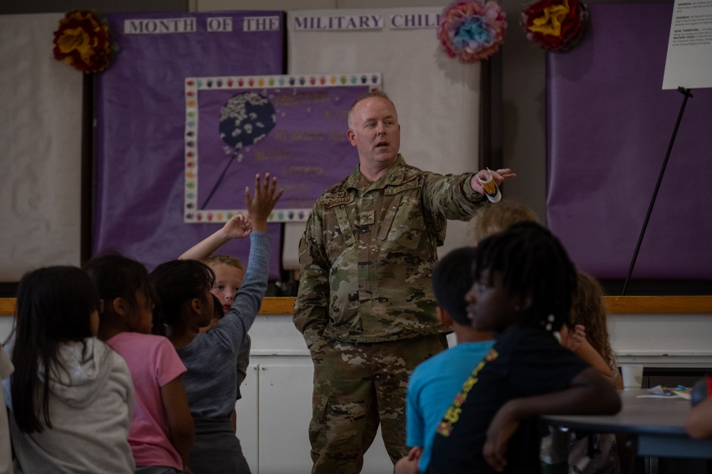 6th ARW leaders mark the start of the Month of the Military Child
