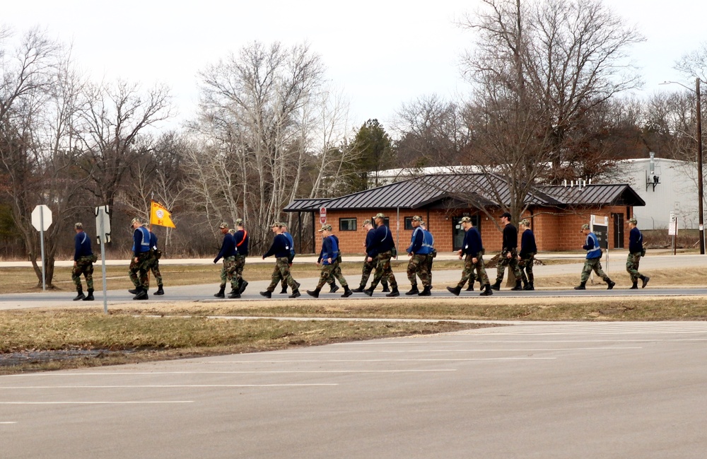 Wisconsin Challenge Academy cadets conduct training at Fort McCoy