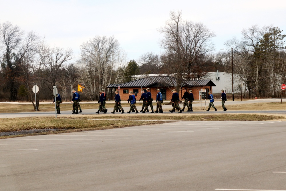 Wisconsin Challenge Academy cadets conduct training at Fort McCoy