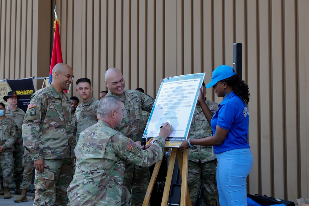 Sexual Assault Awareness and Prevention Month (SAAPM) Kick Off Event