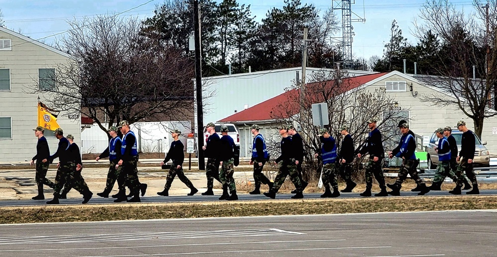 Wisconsin Challenge Academy cadets conduct training at Fort McCoy