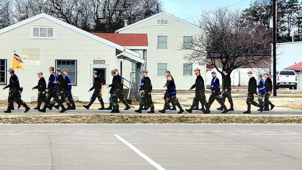 Wisconsin Challenge Academy cadets conduct training at Fort McCoy