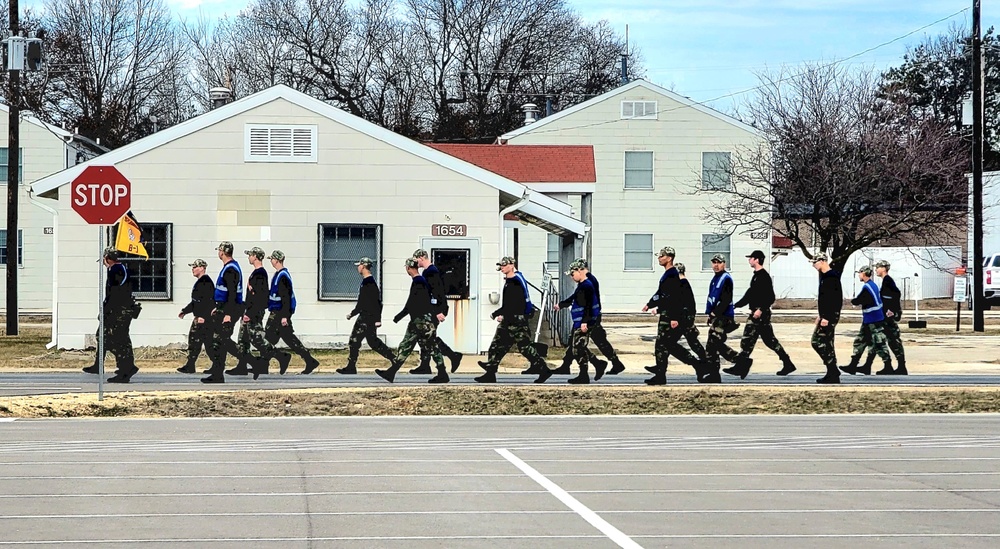 Wisconsin Challenge Academy cadets conduct training at Fort McCoy