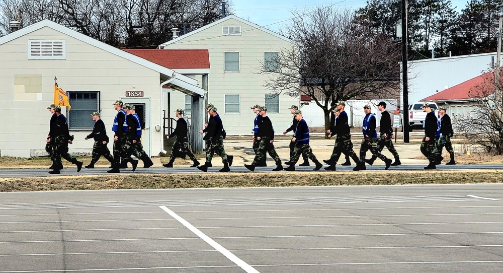 Wisconsin Challenge Academy cadets conduct training at Fort McCoy